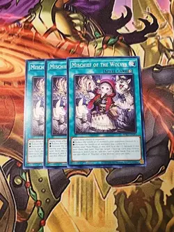 3X Mischief of the Wolves BPRO-EN083 Common 1st Edition NM Yugioh - Image 1