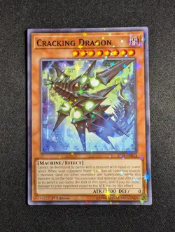 Yugioh - Cracking Dragon SP18-EN014 1st Edition Starfoil Rare NM - Image 1