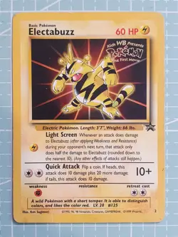 Electabuzz 2: The First Movie Promo Pokemon Trading Card Game TCG - Image 1
