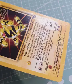 Electabuzz 2: The First Movie Promo Pokemon Trading Card Game TCG - Image 4