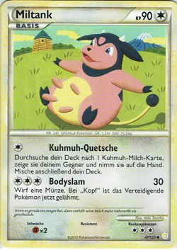 Pokemon Trading Card Game Heartgold Soulsilver No. 47/123 Miltank German - Image 1