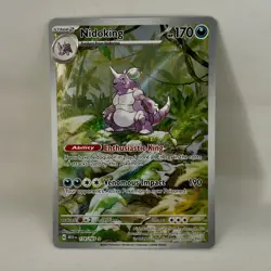 Nidoking 174/165 Pokemon Sv: Scarlet & Violet 151 Illustration Rare Holo 170 HP - Image 1