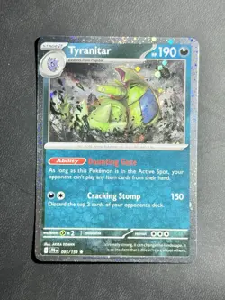 Pokemon Tyranitar - (Cosmos Holo) Promo JTG 095/159 NM - Image 1