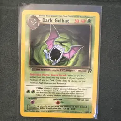 Dark Golbat 24/82 Rare Team Rocket WOTC Pokemon Non-Holo - Image 1