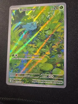 Pokemon Bulbasaur 166/165 - Holo SIR - Sv: Scarlet & Violet 151 MINT - Image 1