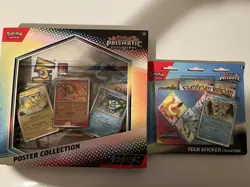 Pokemon Prismatic Evolutions - 1x Poster Collection & 1x Tech Sticker Glaceon - Image 1