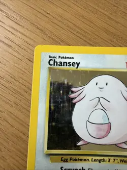 Pokemon Vintage Holo Chansey Base Set - Image 2