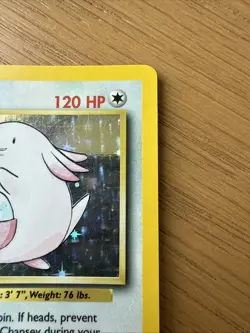 Pokemon Vintage Holo Chansey Base Set - Image 3