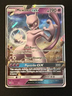Mewtwo GX 39/73 Shining Legends Ultra Rare Pokemon TCG - NM - Image 1