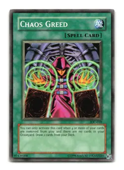 Chaos Greed - IOC-038 - YuGiOh-LP - Image 1