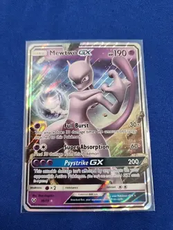 Pokemon TCG Mewtwo GX Shining Legends 39/73 Holo Ultra Rare - Image 1