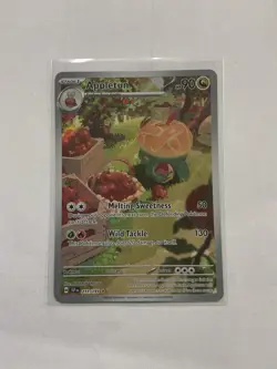 Pokemon Appletun Illustration Rare Holo Sv08: Surging Sparks 90HP 211/191 EN - Image 1