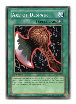 Axe of Despair - SYE-035 1st Edition - YuGiOh-LP - Image 1