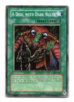 A Deal with Dark Ruler - DCR-030 - YuGiOh-LP - Image 1