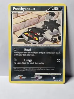 Poochyena - Platinum 86/127 Pokemon Card NM - Image 1