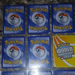 Nintendo Pokemon TCG World Championships 2009 6 Card Lot Zapdos Beedrill - Image 2