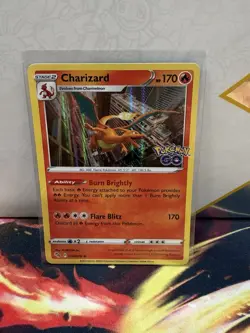 Charizard - 010/078 - Pokemon Go Sword & Shield Holo Rare Card NM - Image 1