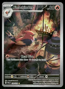 Pokemon Cards Fletchinder 199/193 Paldea Evolved Illustration Rare NM *2 - Image 1
