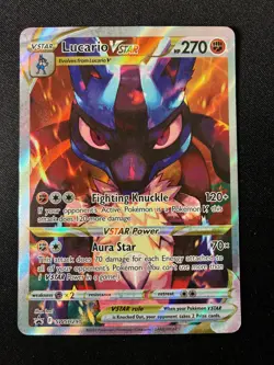 PokemonSword & Shield Promo Cards Lucario VSTAR - SWSH291 Holofoil NM - Image 1