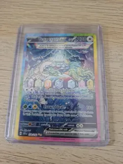 Pokemon SV07 Stellar Crown Terapagos ex 170/142 Special Illustration Rare SIR NM - Image 1