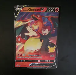 Pokemon Card Lance's Charizard V Black Star Promo SWSH133 Jumbo NM - Image 2