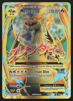 M Charizard EX 101/108 Full Art Ultra Rare Evolutions Pokemon Mega English MP - Image 1