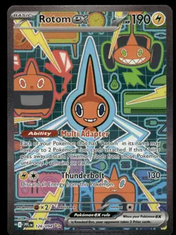 Pokemon Cards Rotom ex 126/094 Phantasmal Flames Special Illustration Rare NM *2 - Image 1