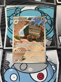 Crustle 130/086 Illustration Rare Pokemon Black Bolt Pack Fresh - NM - Image 1