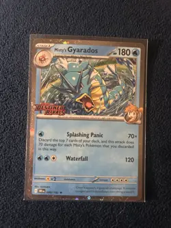 Misty's Gyarados (Prerelease) 049/182 Pokemon TCG Destined Rivals Stamped Holo - Image 1