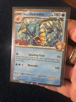 Misty's Gyarados (Prerelease) 049/182 Pokemon TCG Destined Rivals Stamped Holo - Image 2