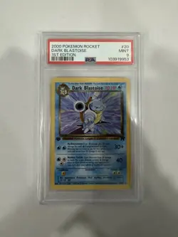 POKEMON DARK BLASTOISE 2000 ROCKET 1ST EDITION #20 PSA 9 - Image 1