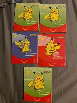 Pokemon 25th Anniversary McDonalds Set Of 5 Promo Sealed Packs(5 packs for $25) - Image 1