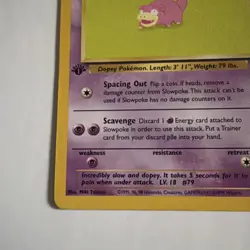 Pokemon TCG Slowpoke Fossil 55/62 Regular 1999-2000 Wizards Base Set... - Image 5