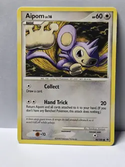 Pokemon TCG Aipom 50/100 Common Majestic Dawn LP - Image 1