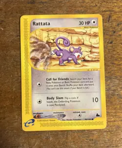 Rattata Skyridge e-Series 90/144 Regular Common Pokemon 2003 - Image 1