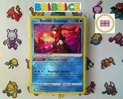 Carte pokemon Radiant Greninja Amphinobi Radieux Astres R 46/189 SHINNY EN - Image 1