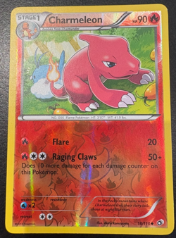 Pokemon TCG Charmeleon 18/113 Reverse Legendary Treasures LP - Image 1