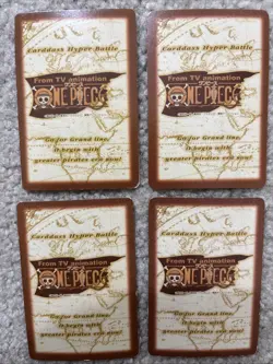 One Piece CardDass Hyper Battle 4pc C435 C503 C514 H33 - Image 2