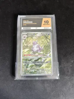 Pokemon Nidoking TCG Scarlet Violet-151 Illustration Rare Card 174/165 Ace 10 - Image 1