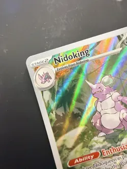 Pokemon Nidoking TCG Scarlet Violet-151 Illustration Rare Card 174/165 - Image 3