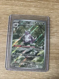 Pokemon TCG Nidoking Scarlet & Violet 151 Illustration Rare Card 174/165 - Image 1
