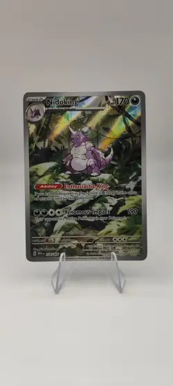Pokemon Nidoking TCG Scarlet Violet-151 Illustration Rare Card 174/165 English - Image 1