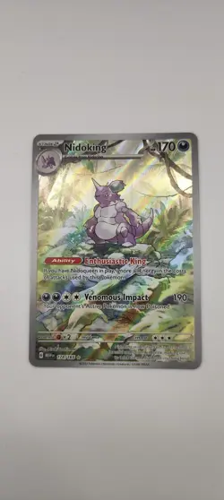 Pokemon Nidoking TCG Scarlet Violet-151 Illustration Rare Card 174/165 English - Image 2