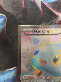 Pokemon TCG Manaphy EX Full Art Holo Ultra Rare Card 116/122 XY Breakpoint NM - Image 2