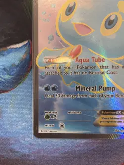 Pokemon TCG Manaphy EX Full Art Holo Ultra Rare Card 116/122 XY Breakpoint NM - Image 4