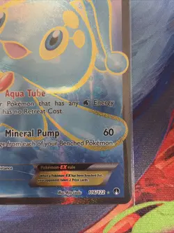 Pokemon TCG Manaphy EX Full Art Holo Ultra Rare Card 116/122 XY Breakpoint NM - Image 5