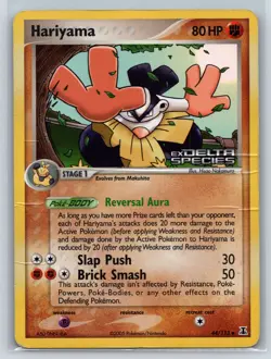 Hariyama 44/113 Stamped Reverse Holo Delta Species Pokemon Card - Image 1