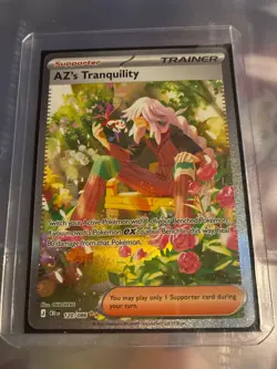 AZ’s Tranquility Pokemon Card 120/086 HOLO RARE - Image 1