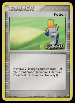 Pokemon Card - Potion Delta Species 101/113 Reverse Holo Common Stamped - Image 1