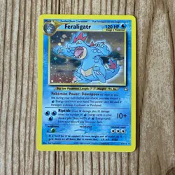 Feraligatr 5/111 Neo Genesis Holo Rare Near Mint+ Vintage WOTC Pokemon Card - Image 2